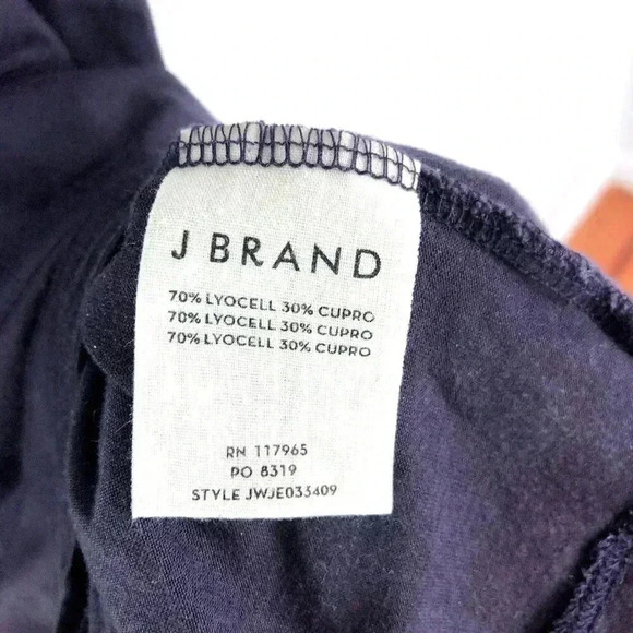 J Brand Plum Purple Soft Crewneck Tee Women's Size M - Picture 6 of 8